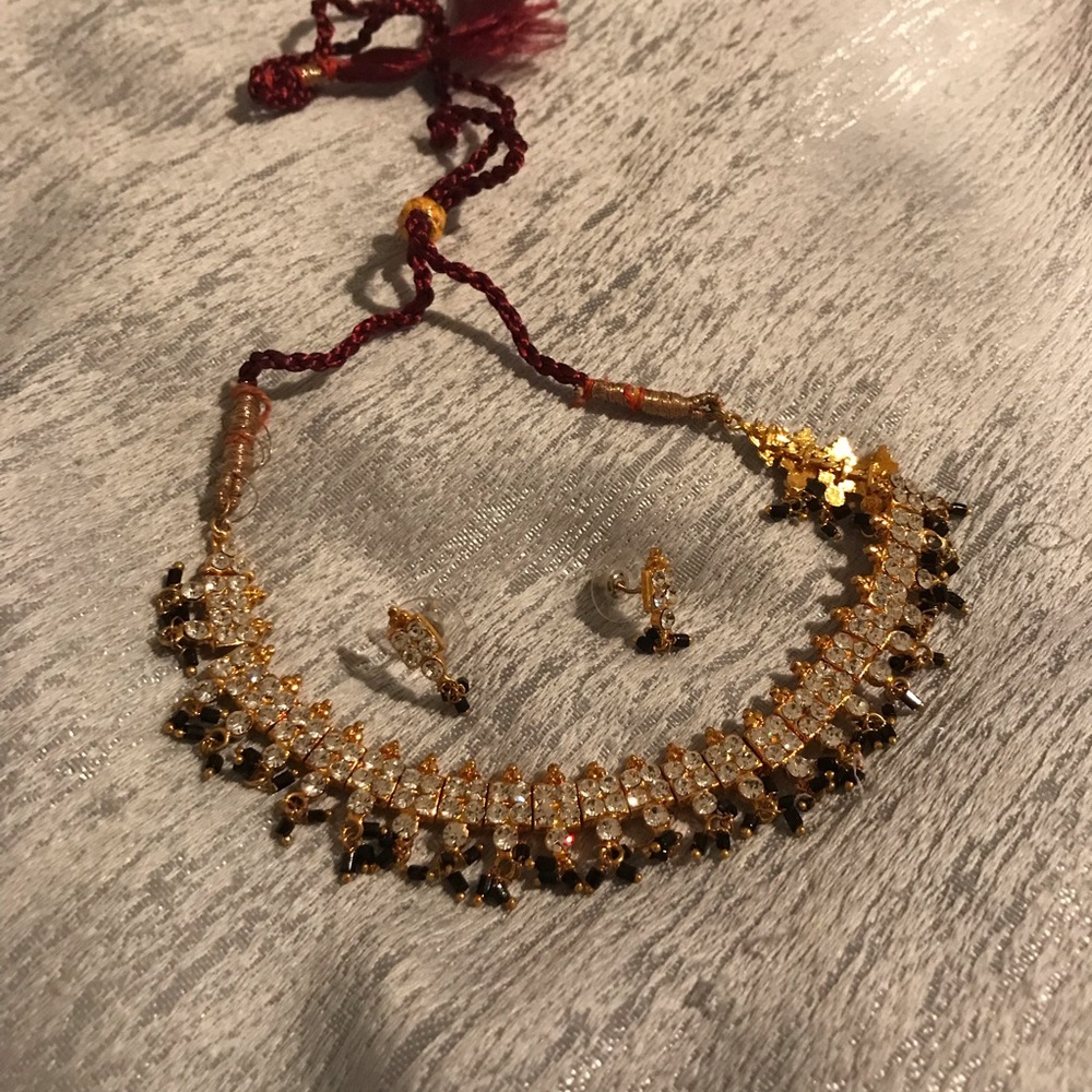 New Necklace set Jewelry Indian Bollywood Pakistan - Picture 1 of 2
